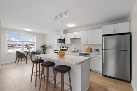 Floor plan for 2 beds, 1 bath, 901 sqft